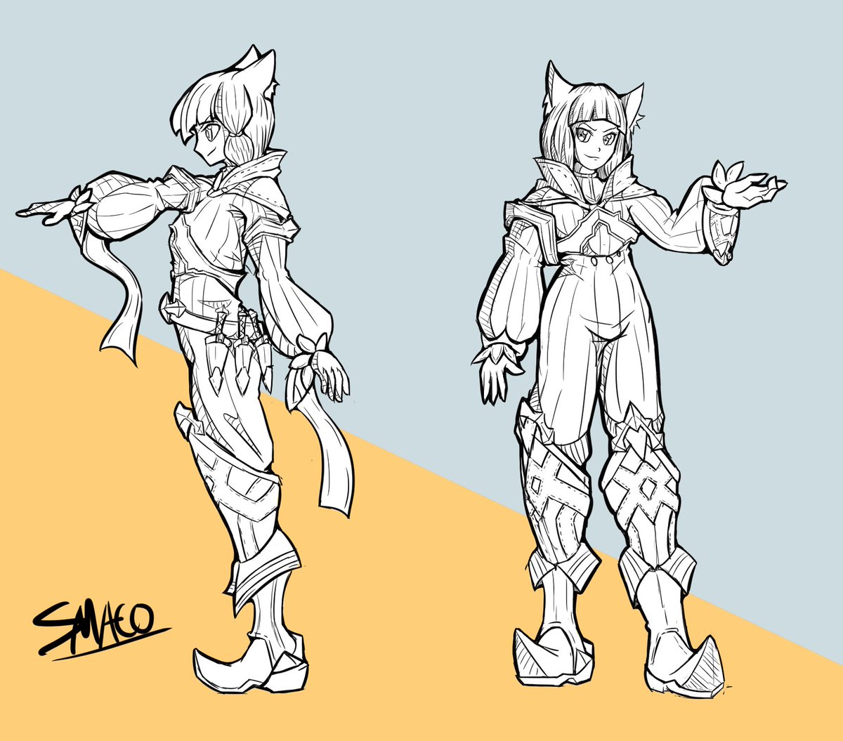 ArtsSmaco's tweet photo. More Arthathon, looking for things to draw I decided to go for an old pic I did, Nia from Xenoblade 2. This time in a Turnaround
#Art #Sketch #roughsketch #digitalart #Nia #CharacterArt #Character #turnaround #XenobladeChronicles2 #Character design #OctoberArt #Arthathon https://t.co/Rg4PpQGJAv
