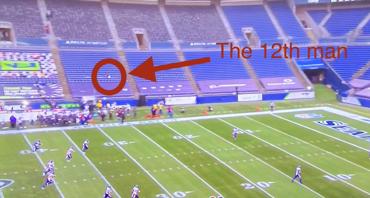 jonbrookstone's tweet image. The @Seahawks let their 12th man attend the game tonight. #MINvsSEA