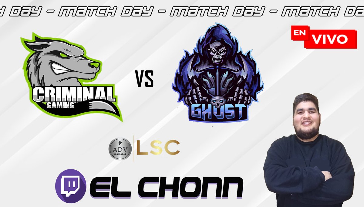 ESTARÉ STREMANDO LA FINAL DE ADVANCE DE LA <a href="/LSC_LATAM/">LIGA SUDAMERICANA de CLANES.</a> POR MI CANAL, LOS ESPERO A TODOS PARA IR CERRANDO ESTE COD!

<a href="/CGamingCoD/">criminaL Gaming</a> 🆚 #GHOST <a href="/xReeplays/">Vndress🔥</a> 

⏰22HS

twitch.tv/elchonn