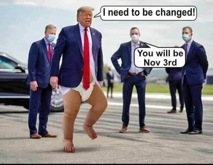Hhhhhhhhhhh call your VP to be changed your diaper brother?