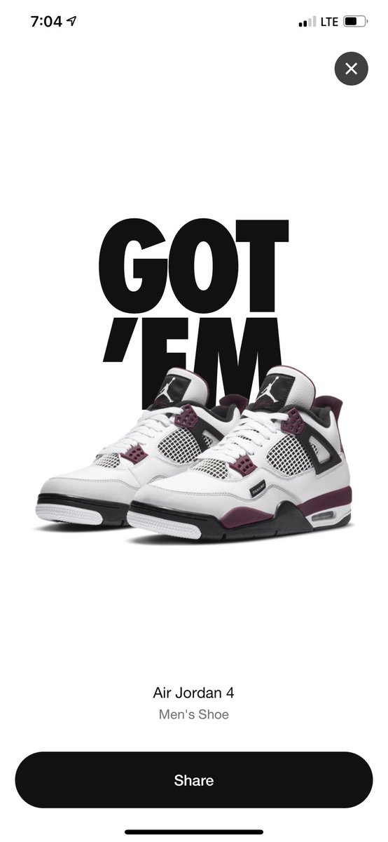 S2K_VIC's tweet photo. Hell yeee took a W on them #Jordan #jordan4 #paris #4s #favorite #hellyee #w #collection @SneakerNews @KicksFinder @SneakerShouts @KicksFinder  @KickdOutDaily @SneakerSpecial @swooshsupply https://t.co/vmNhFf87iN