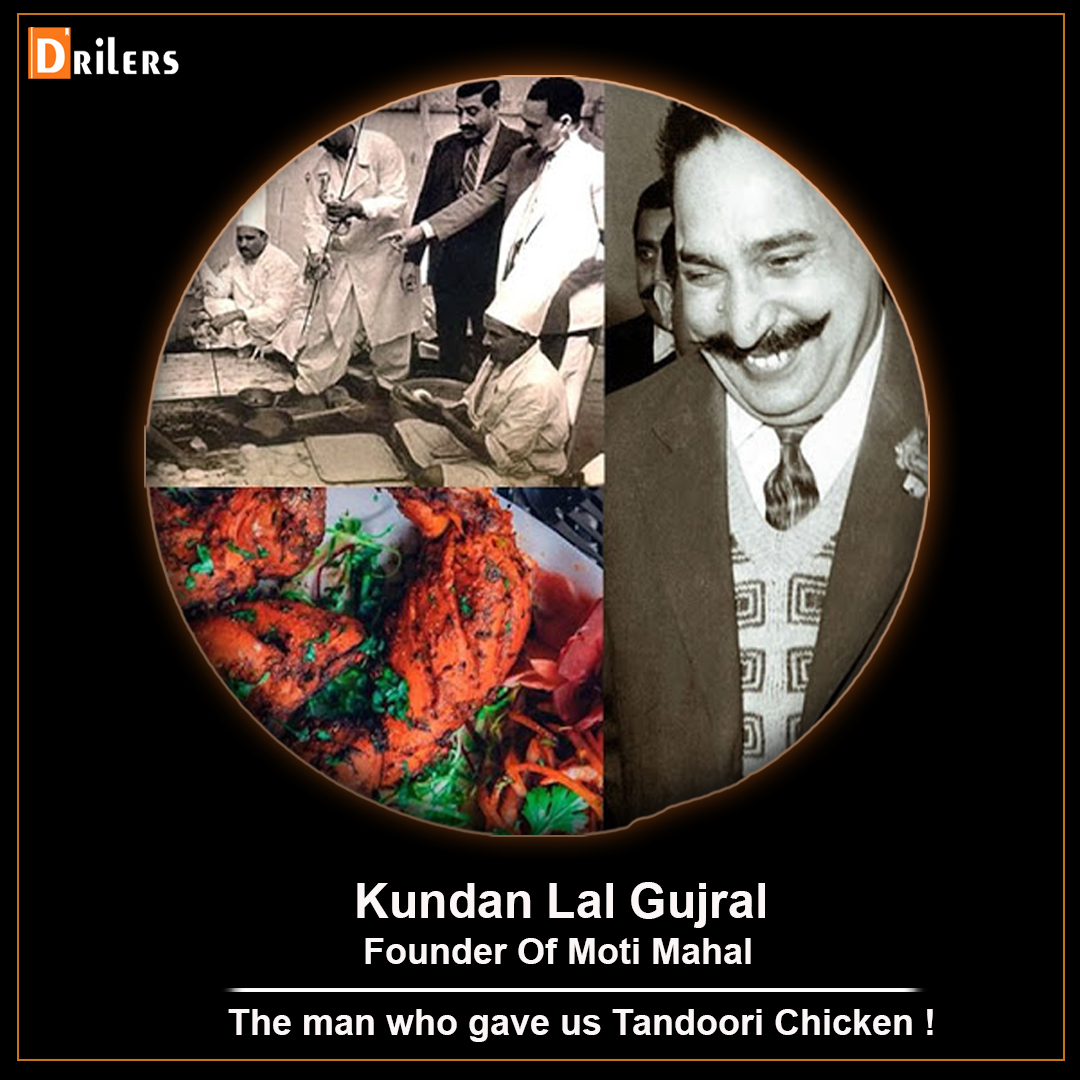 Kundan Lal Gujral was the founder of the restaurant chain Moti Mahal Delux. He is well-known for his inventions such as tandoori chicken, butter chicken, and dal makhani. 
drilers.com/post/kundan-la…
#readshortstoriesonlinefree  #freeshortstoriestoreadonline #kundanlalgujral