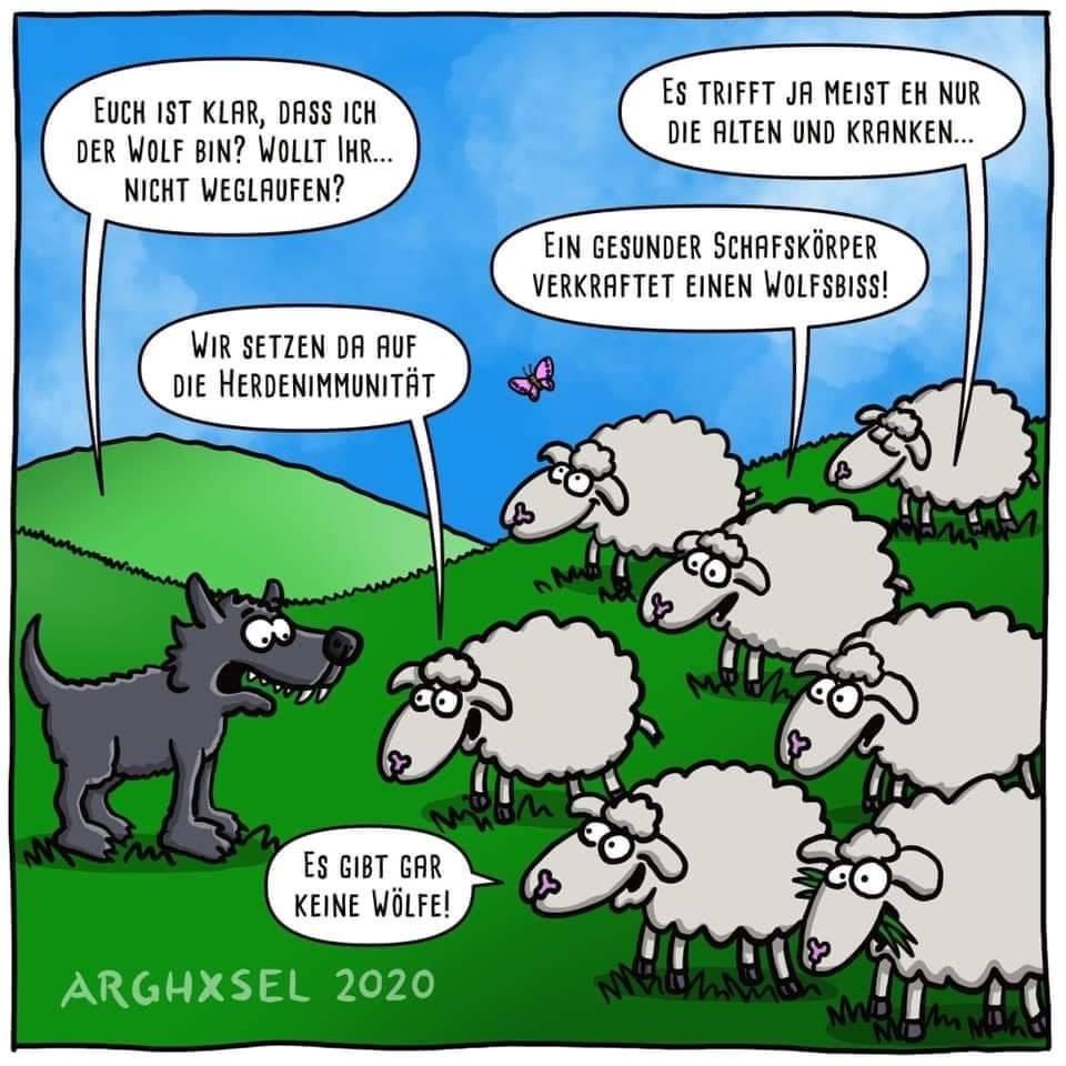 PeterBussjaeger's tweet photo. Herdenimmunität. https://t.co/PyFG1U3uzB