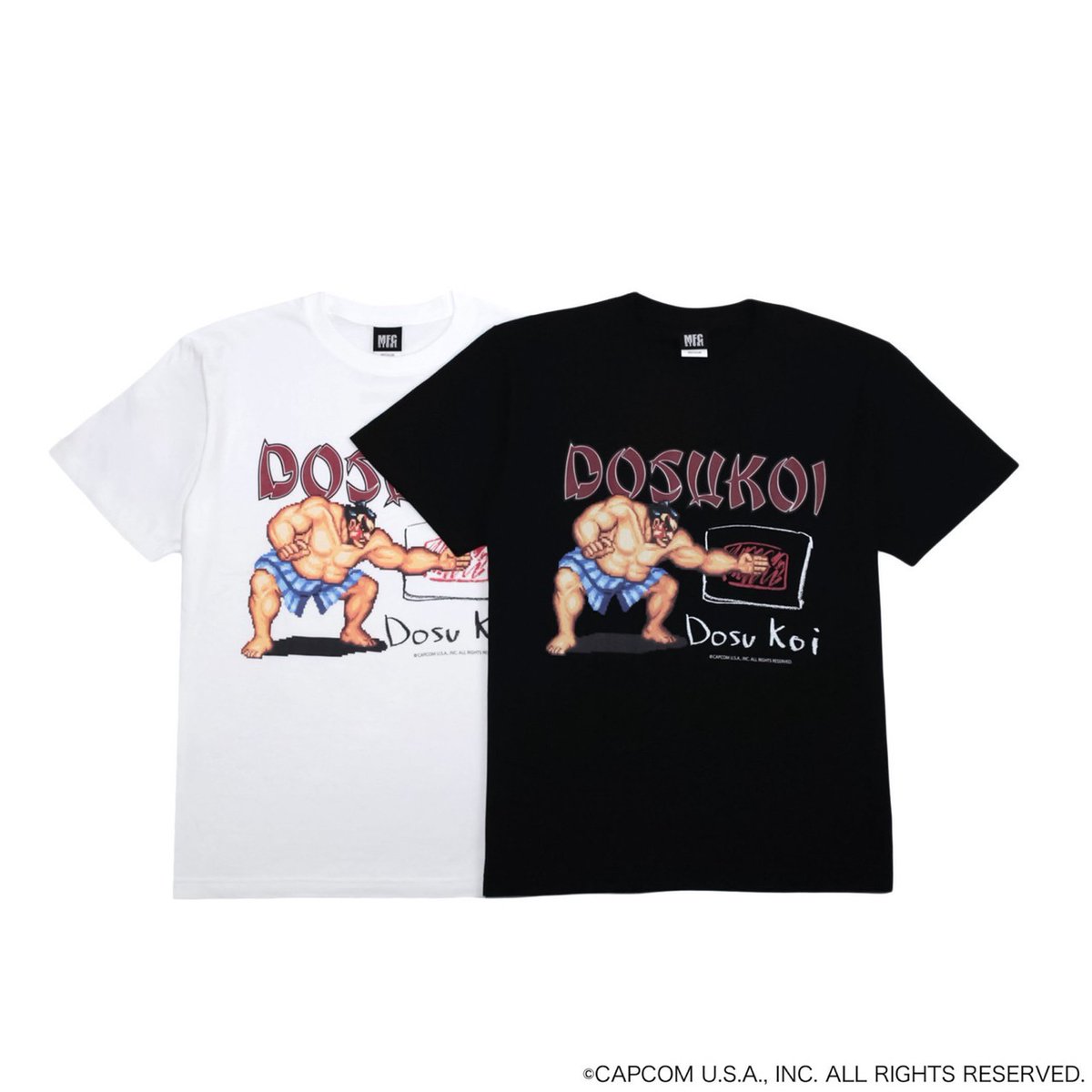 予約開始】「MFC STORE x かまいたち x SFII」 公式トリプルネームT