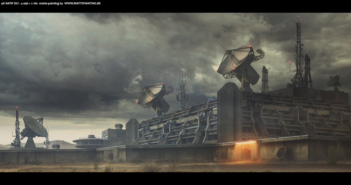 Mattepainting 4k for a short movie !
One day of work !