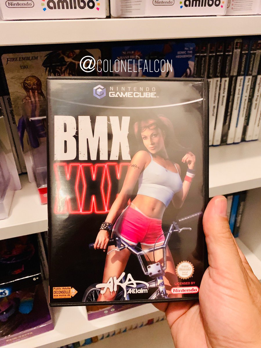 ColonelFalcon's tweet photo. 🄵🅁🄾🄼 🅃🄷🄴 🄵🄰🄻🄲🄾🄽 🅅🄰🅄🄻🅃🅂

#MondayCubed

A classic! 🤣🤣🤣 BMX XXX was released for the Cube in 2002. This game gathered much controversy for containing nudity. They say sex sells well not in this case! #gaming #gamersunite https://t.co/n2tKL9OLwH