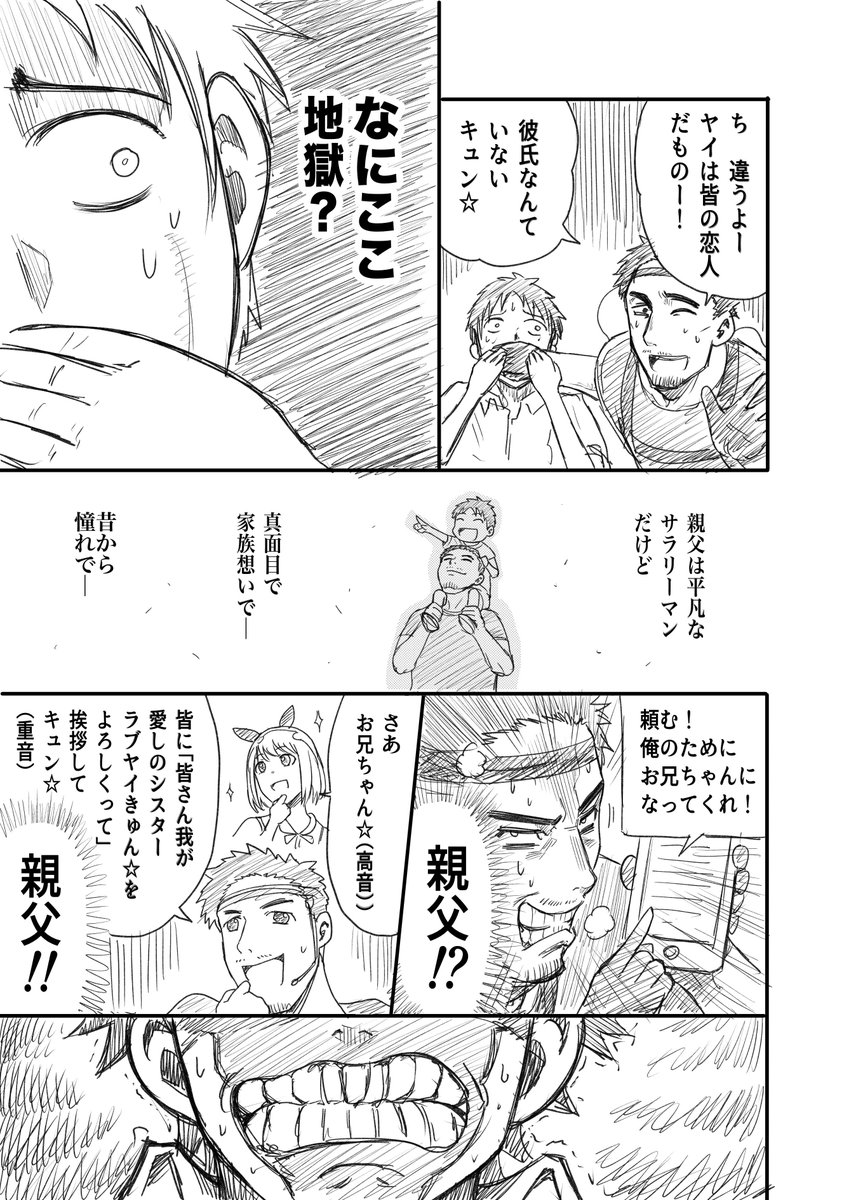 オヤジが美少女になってた話① 