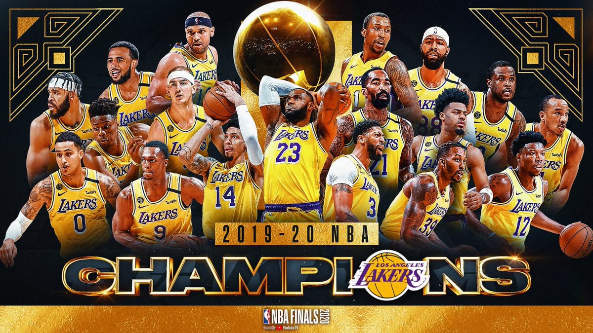 El trofeo Larry O'brien regresa a Los Angeles, <a href="/Lakers/">Los Angeles Lakers</a> campeones de la NBA