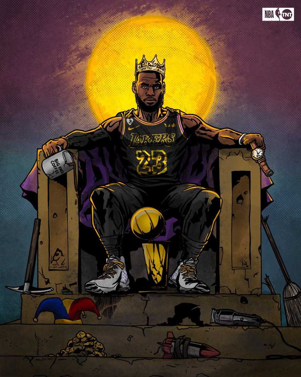 NBAdoPovo's tweet photo. 🏆🏆🏆🏆

Tem que respeitar o 👑 https://t.co/hwYq9KEJCk