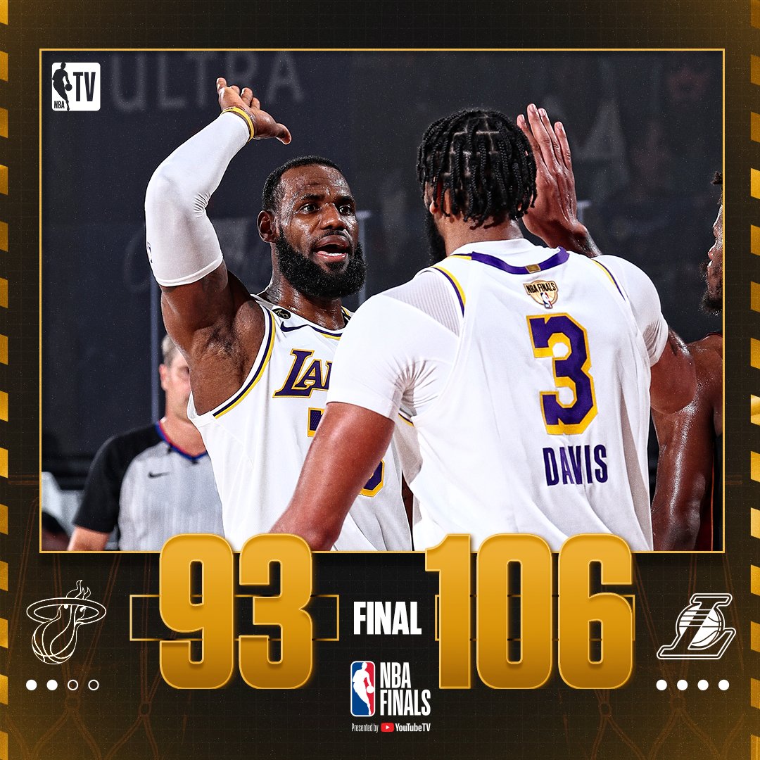 NBATV's tweet photo. THE LAKERS ARE NBA CHAMPIONS 🏆

#NBAFinals https://t.co/8Aqn9biqgv
