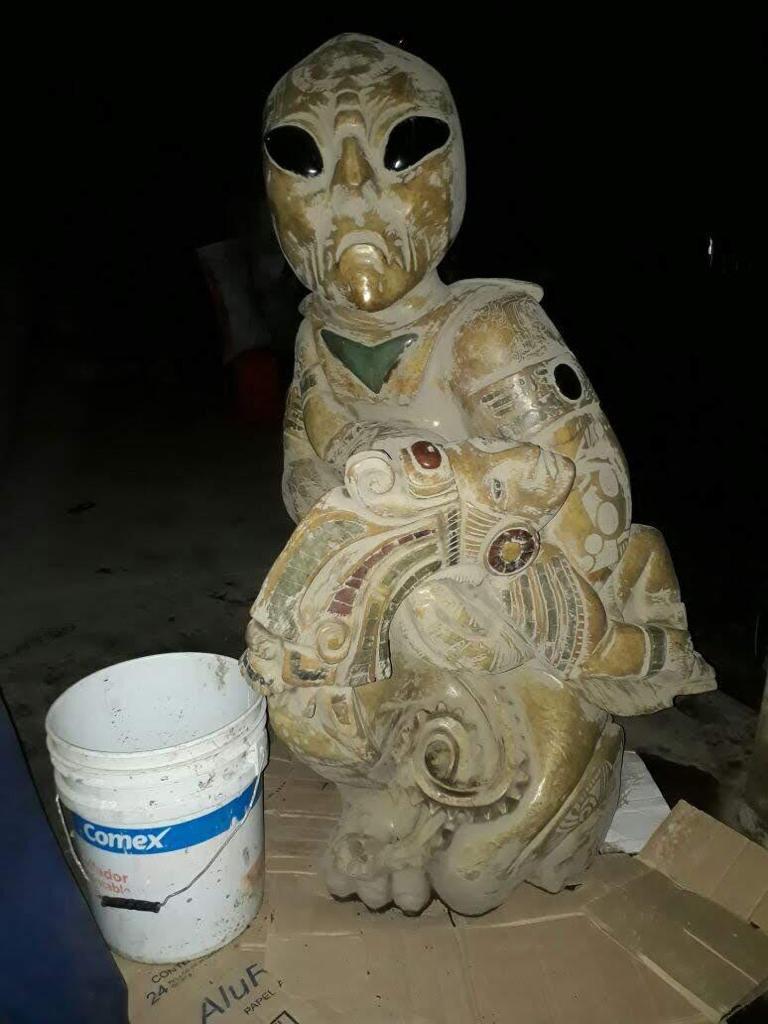 Me mandaron esto. Quien lo mando es amiga de los arqueólogos que están trabajando en las excavaciones del tren Maya. No se a publicado, ya lo busqué en internet. Creo se los quieran robar! O no decir para seguir con la construcción del tren.