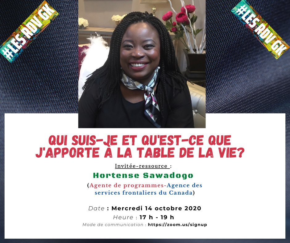 GK Conseil/Consulting par LES RV GK...
Vous êtes TOUTES ET TOUS invités ce mercredi !
#LESRDVGK #LESRVGK #LesRdvDeGuillaumeKoffi #GKConseilConsulting #Education #Communication #CommunityInterpretation #Éducation #InterprétationCommunautaire
#GuillaumeKoffiOttawa #GuillaumeKoffi