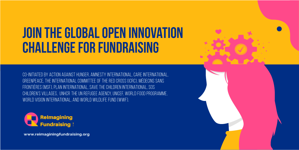 Crazy and impossible ideas are welcome!!
💓 I'm super happy to be a little part of this epic initiative! 
        👉 reimaginingfundraising.org
For the first time, 14 international non-profit organizations are launching  this challenge. Submit your ideas! 
#fundraising #innovation