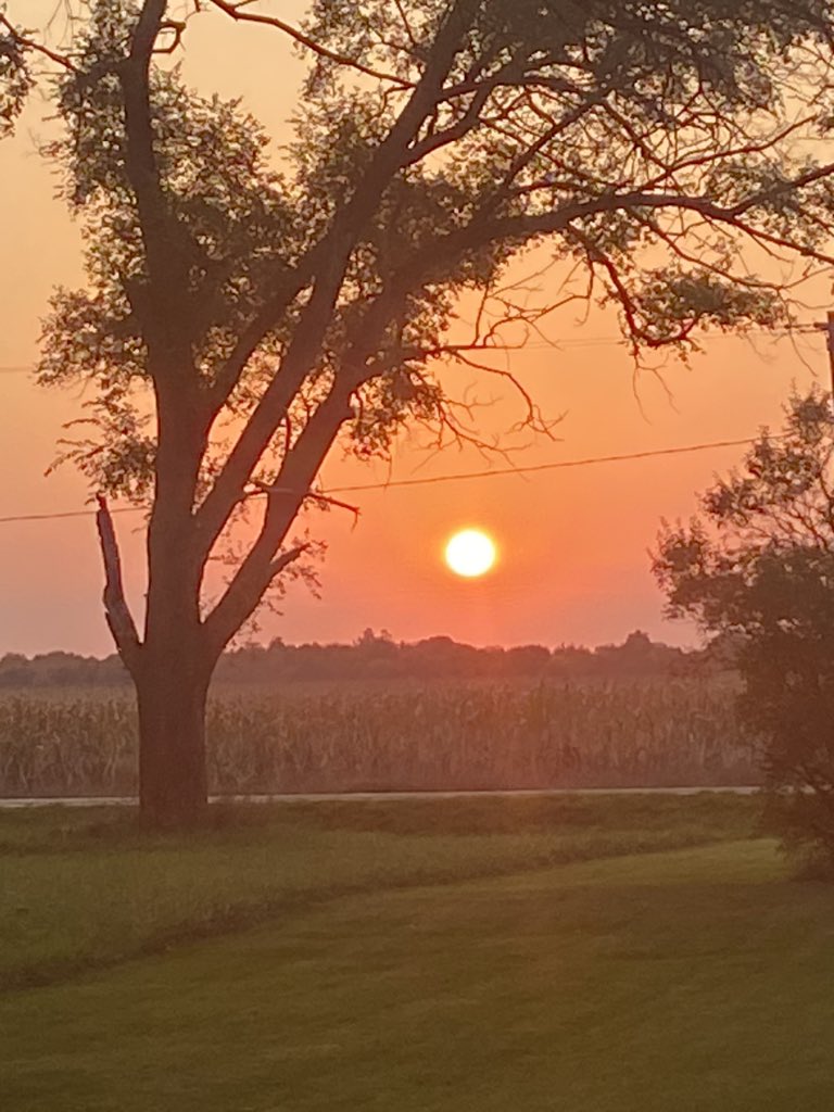 TCBrower's tweet photo. Good Night Sun 🌞 #frommydeck #fall #throadiliveon #sunset #nofilter #sunday @Christina4casts @WillWWMT @JeffPorterWX @weathermankeith https://t.co/MuleJK78IK