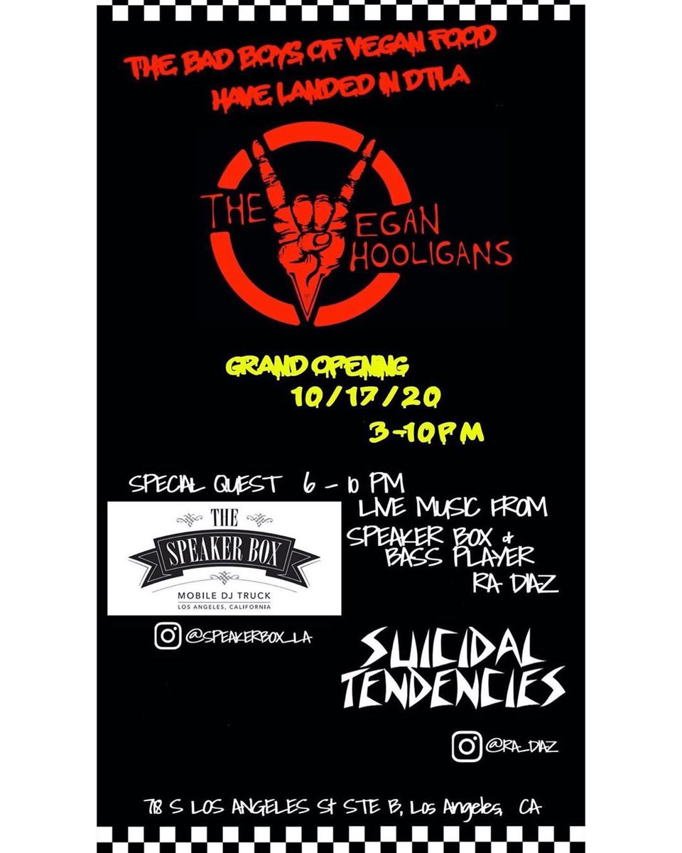 #vegan #veganhooligans #dtla #theveganhooligans #grandopening