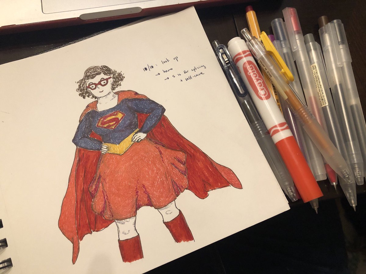 cojiberries's tweet photo. Day 10 of #madeyoulooktober: not all heroes wear capes but I thought I’d splice together a couple heroines (sorry Edna) - so very glad to have had the chance to work with science and personal hero @allycote https://t.co/Pocf6J63Rk
