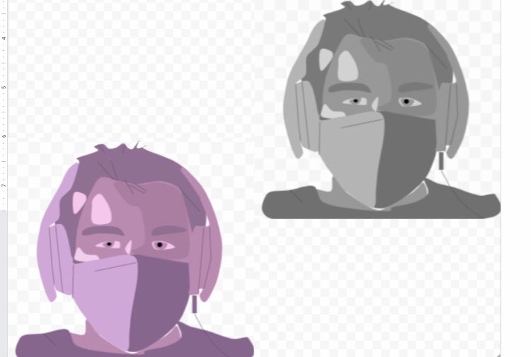 d_zirnheld's tweet photo. 8th grade slaying these google draw shape based portraits. Phew these are looking exceptional. @BrandonChargers @ChristyMcQueen @VBCPSVisualArts https://t.co/z1WNR0ylTo