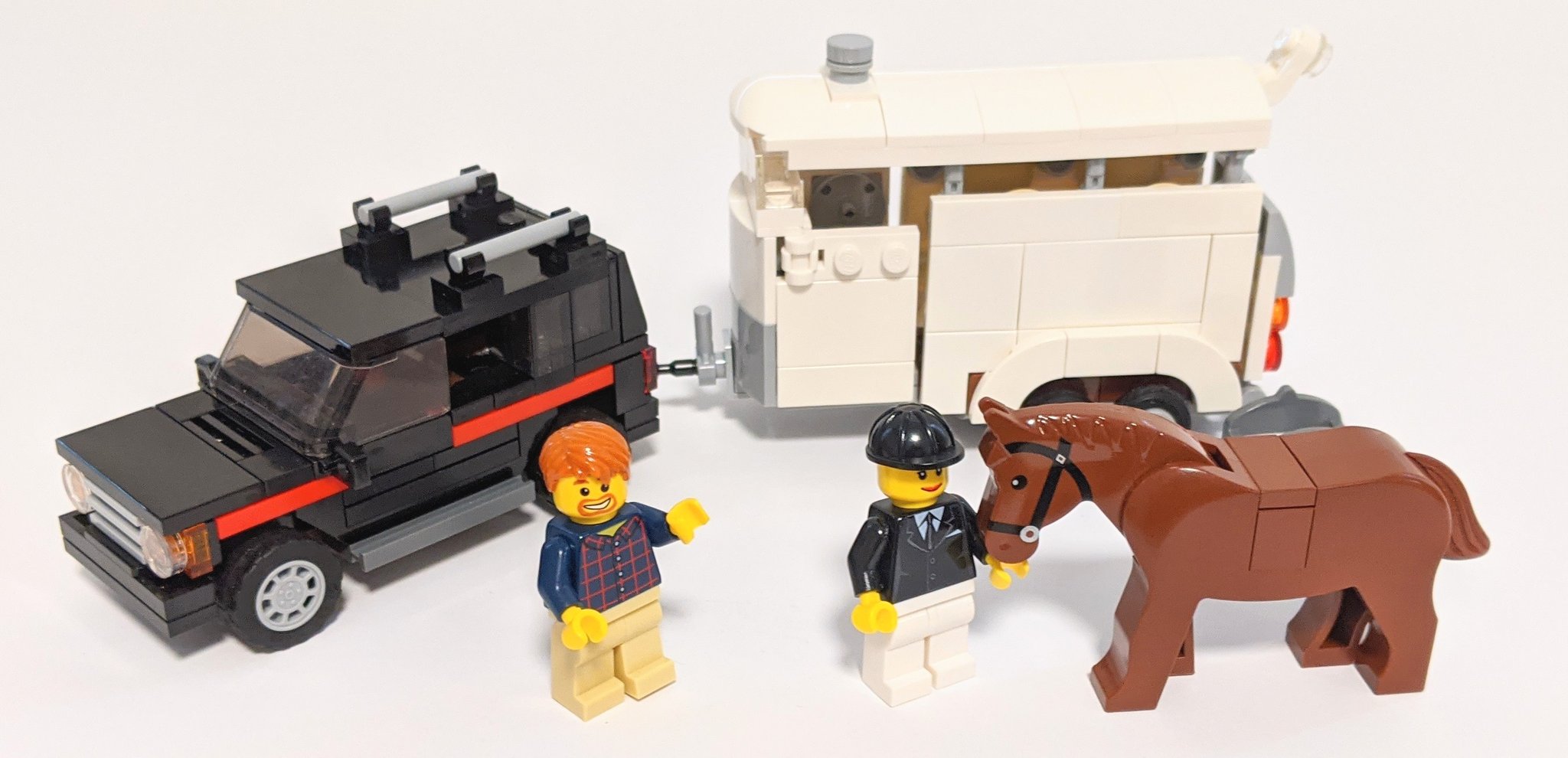 Craig Perrin Twitter: "Finished my version of 7635 4wd Horse Trailer #LEGO #MOC https://t.co/XuUBUYH4iM" / Twitter