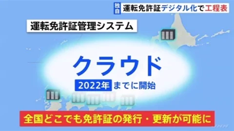 運転免許証のシステムが全国で統一化され、どこでも発行や更新が可能になる！