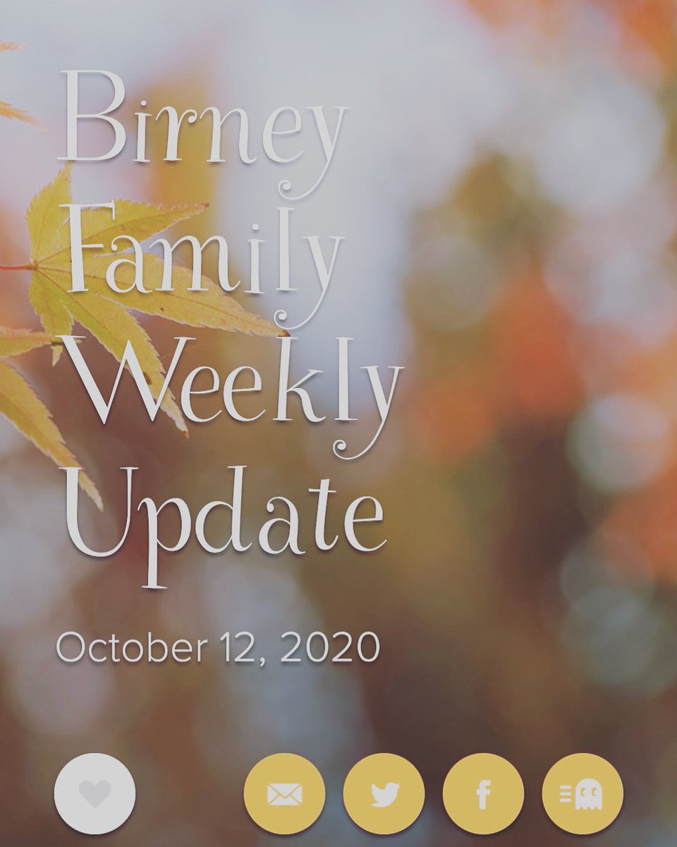 Our Family Weekly Update is up! Check it out for some important information this week. smore.com/msnk7 🍁🍂 #BirneyIsThePlaceToBe