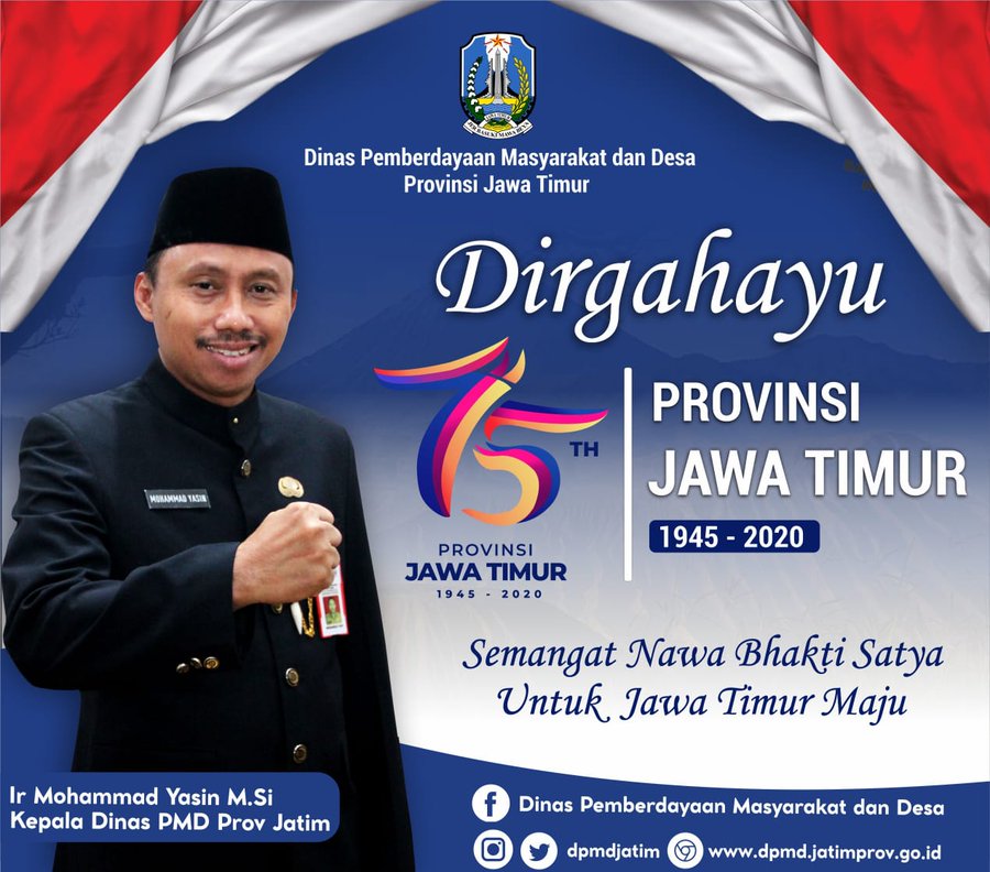 imamjukek's tweet photo. Selamat hari jadi Jatim 75

#Dirgahayu75jatim
#ultah75jatim 
#tppinganjuk
#tppinganjuk
@halimiskandarnu 
@KhofifahIP 
@Kemendes
@tppkemendes 
@dpmdjatim
@kpw4jatim 
@ahmad_dewanto 
@bakron_hadi 
@mh_mahfudz 
@TppiJatim 
@NganjukSuparman https://t.co/OyBIUseYF3