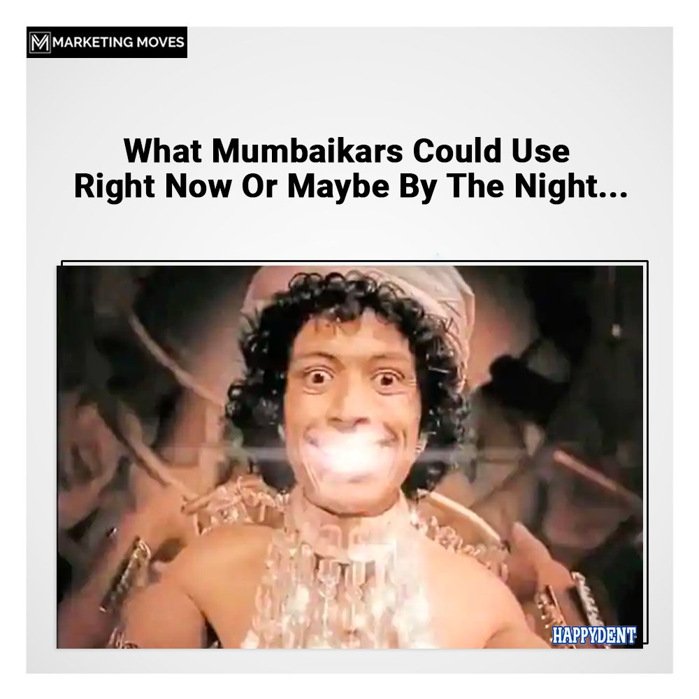 iMarketingMoves's tweet photo. Hey, @Happydent_India #Mumbai people need you...

#powercut #poweroutage https://t.co/XDq2GD9KQd