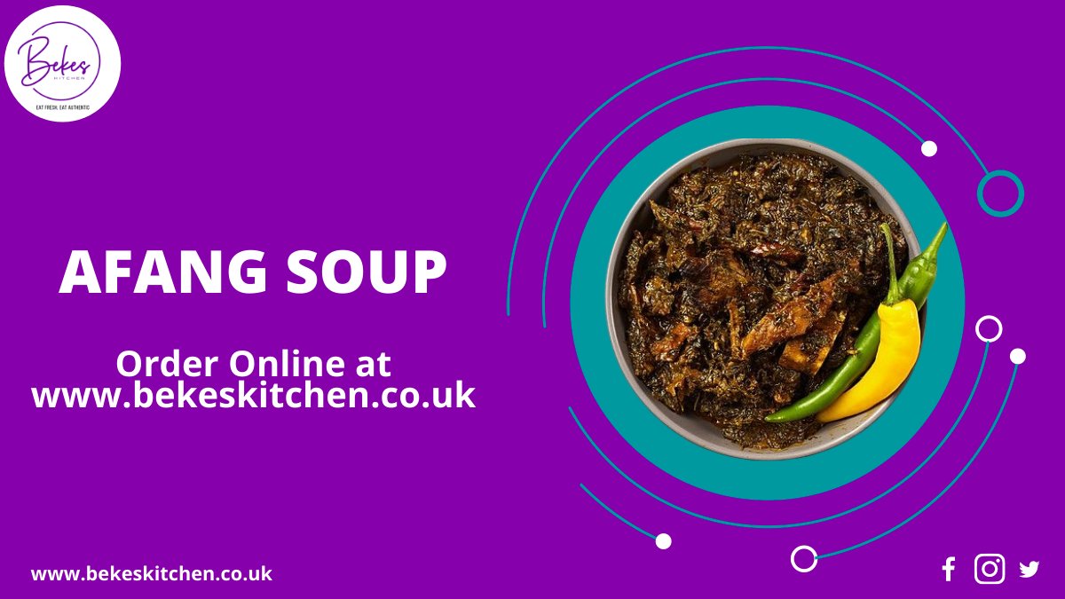 Afang Soup|Delicious Dish on your Table|Beke's Kitchen

Order Now|bekeskitchen.co.uk|Avail Discount

#AfricanSoup #NaijaFood #NigerianDishes #NigerianCatering #Foodday #FoodBlogger #InstaFoodie #AfricanFood #NigerianCuisine #AfricanDishes #AfricanFoods #BekesKitchen