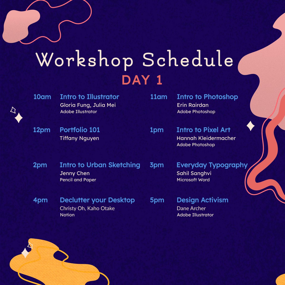 InnoDatCAL's tweet image. it’s that time of the semester! join us this coming weekend for a series of FREE, virtual workshops in a range of creative disciplines. 
register here: tinyurl.com/hex-fa20
more info here: hex.innovativedesign.club
facebook.com/events/3365098…