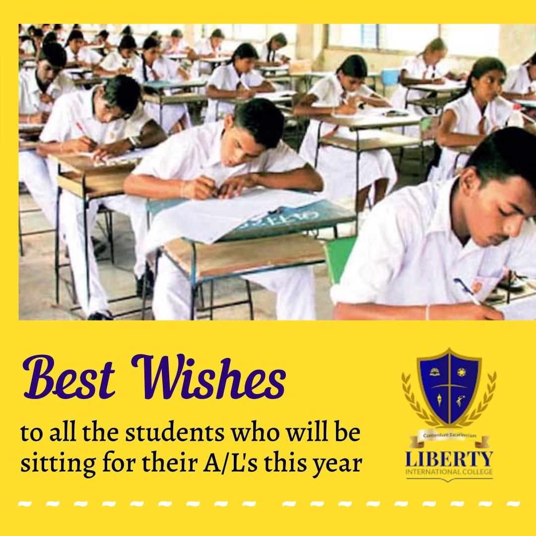 LibertyCol_Int's tweet photo. All the best for a successful exam! https://t.co/BmCWdjFL78