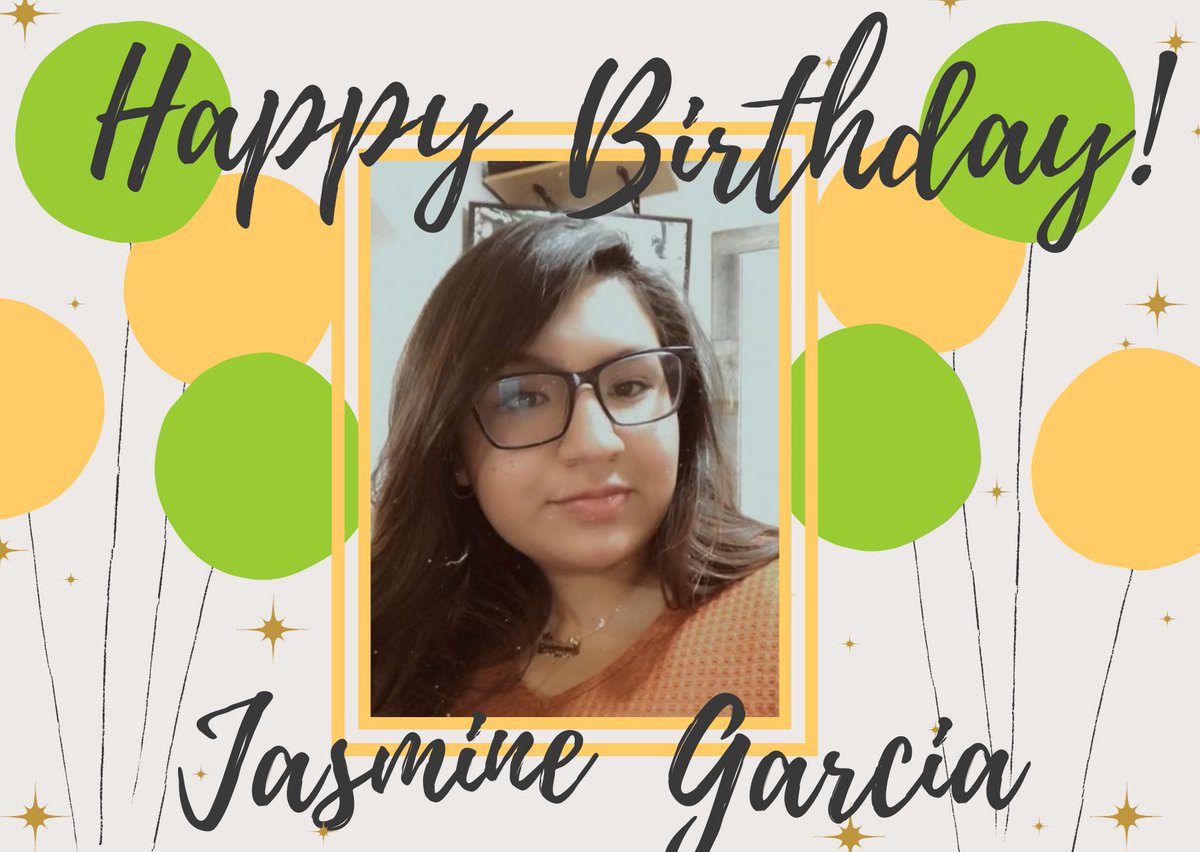 Happy birthday Jasmine Garcia. I hope you have a great day.
Ducky love, MALTO
