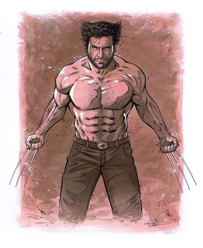 Happy Birthday Hugh Jackman!! The best there is at what he does. Art by Chris Ring 