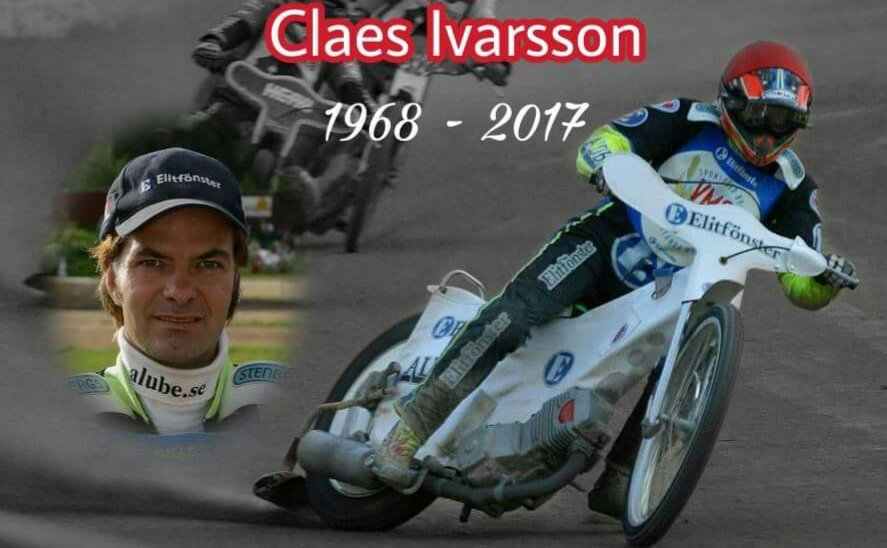 Claes Ivarsson Memorial
Hej Speedwayvänner!
Fredagen den 16 oktober körs årets sista speedwaytävling i Vetlanda!
Tävlingen är en minnestävling för en av föreningens absolut största förare i klubbens historia.
Vi kommer sälja 50 publikplatser och varje biljett kostar 100:-.
