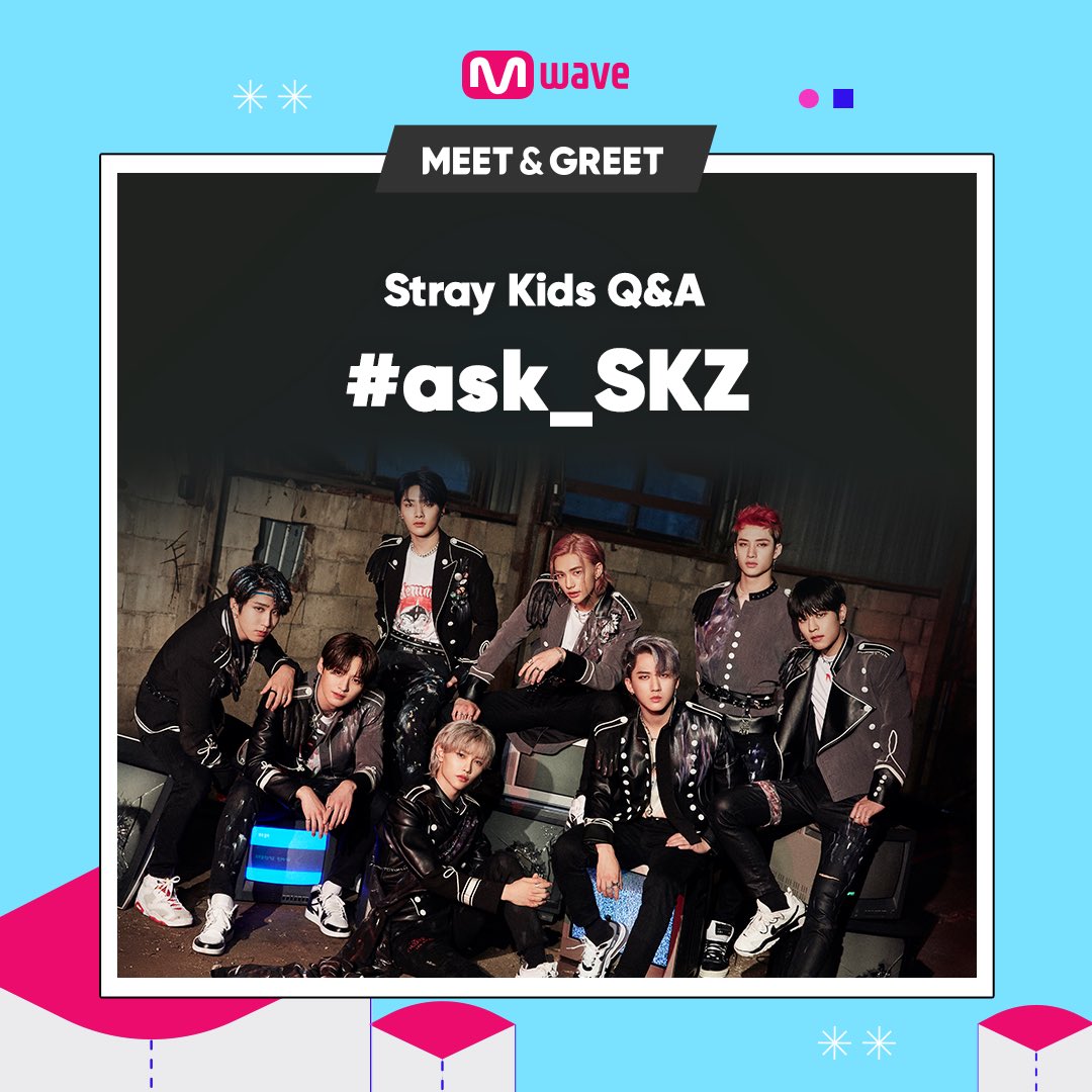 Ask #StrayKids anything you wanted to know regarding performances or activities related to Back Door.
Post on Twitter with #ask_SKZ
@Stray_Kids will answer directly at today's #Mwave #MEETnGREET❣️