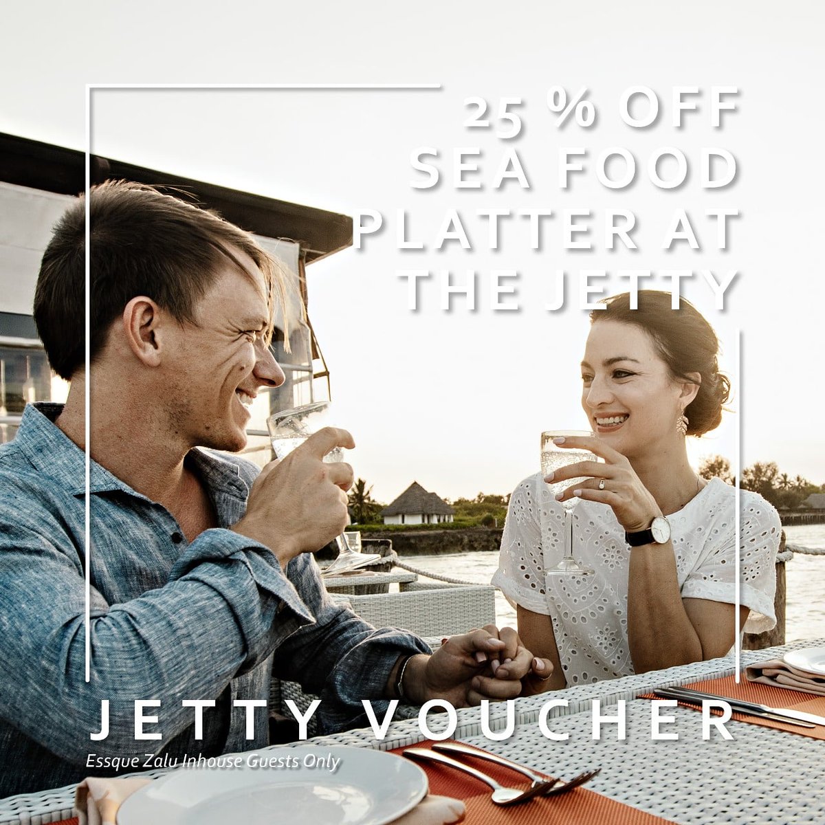 More reason to stay over as you get 25% off our AMAZING Seafood Platter on The Jetty. #essquezaluzanzibar
#lunchtimeprom #bestholiday
#thejetty
#holiday
#visitzanzibar
#foodies
#myzanzibar
#islandholiday
#luxuryholiday
#worldtravel https://t.co/MdYDygIsaC