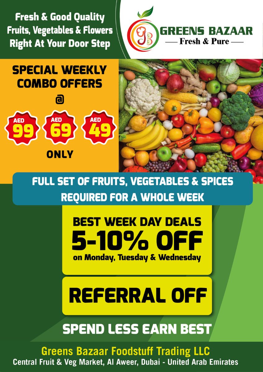 Dubai Fruit and Vegetable wholesale market al aweer, Dubai (+97155000001)