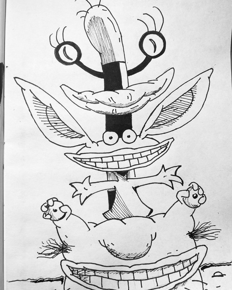AAAHH!! REAL MONSTERS.

#inktober #inktober2020 #inktoberday11 #day11 #ink #tinta #drawing #dibujo #draw #aaahhrealmonsters #oblina #krumm #ickis #nickelodeon #classic #90s #cartoons
