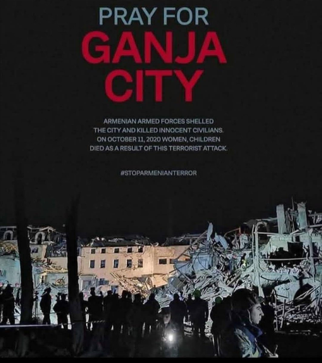 #PrayForGanja #StopArmenianTerrorism #terrorist #DontBelieveArmenia #Armanianterrorist #childkillerarmenia