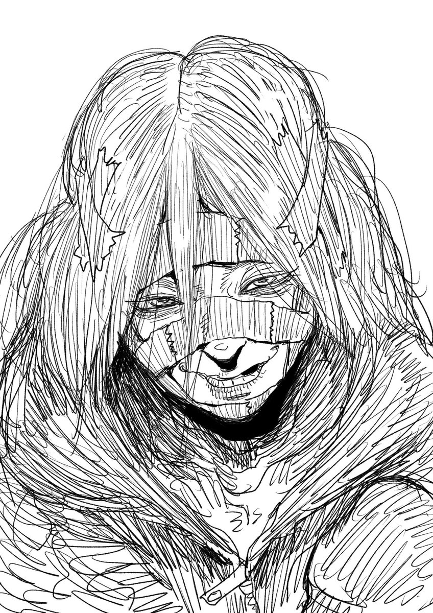 ガムテの落描きはちょいちょいしてる。 