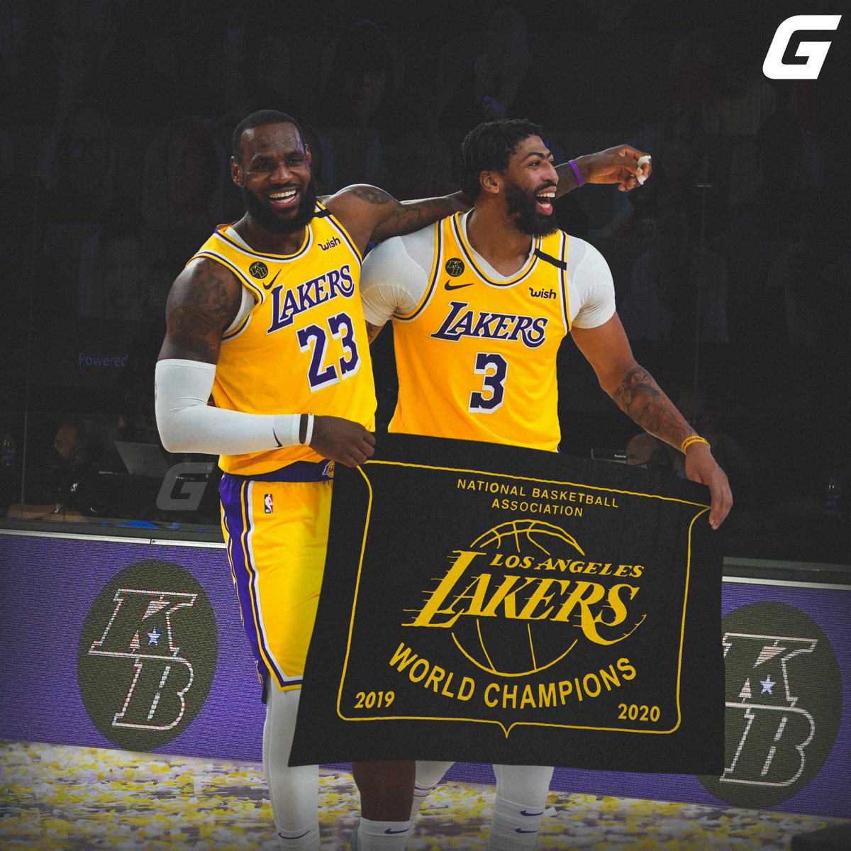 Drop this banner, Lakers.