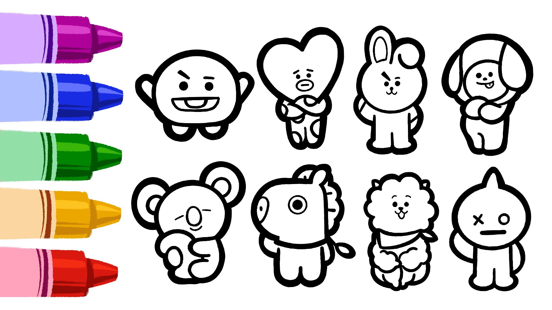 Aggregate more than 120 bt21 drawing easy best