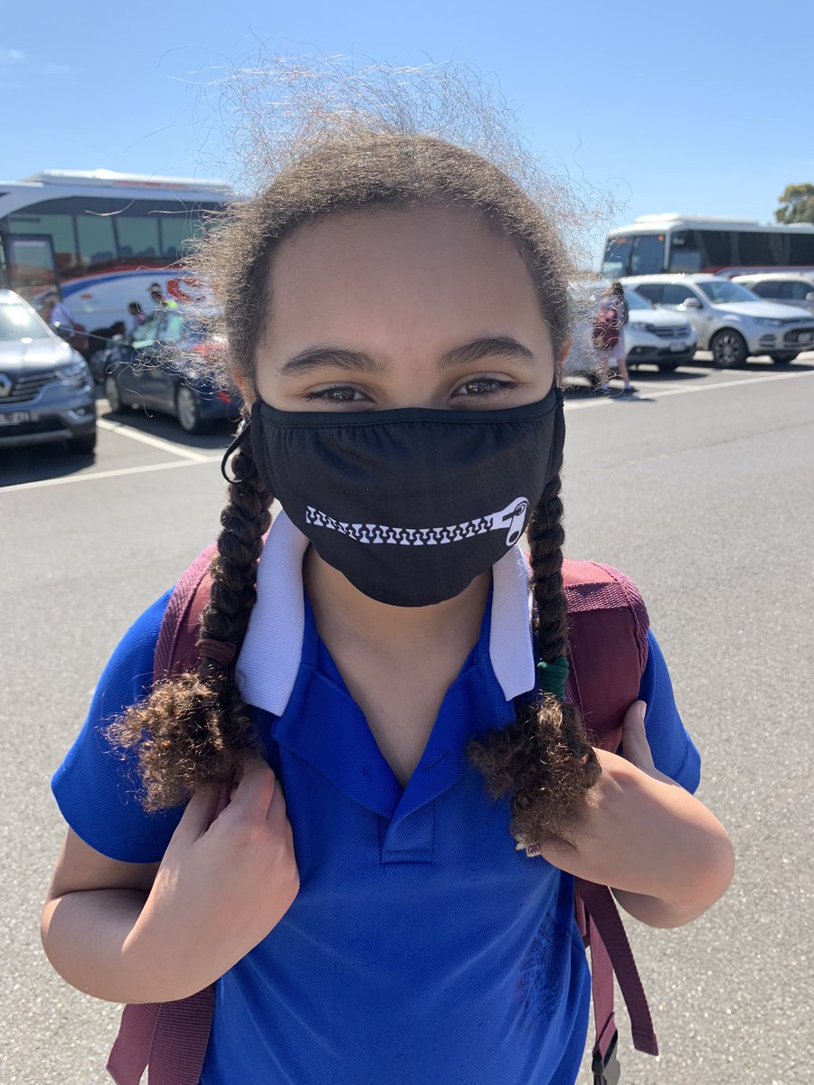 My youngest was the only kid wearing a mask in her class today. When I asked her about it, she said: “Well, I’ll keep wearing my mask”I said: “I’m so proud of you”She said: “I know”Please give my baby some praise y’all 
