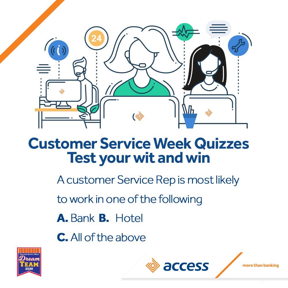 Access Bank Plc on Twitter "Customer Service week was great, but there’s still another chance