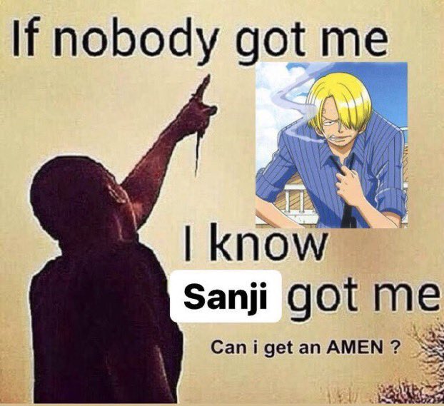 just started warship island n sanji telling the crew to finish apis’ cooking i’m uwu