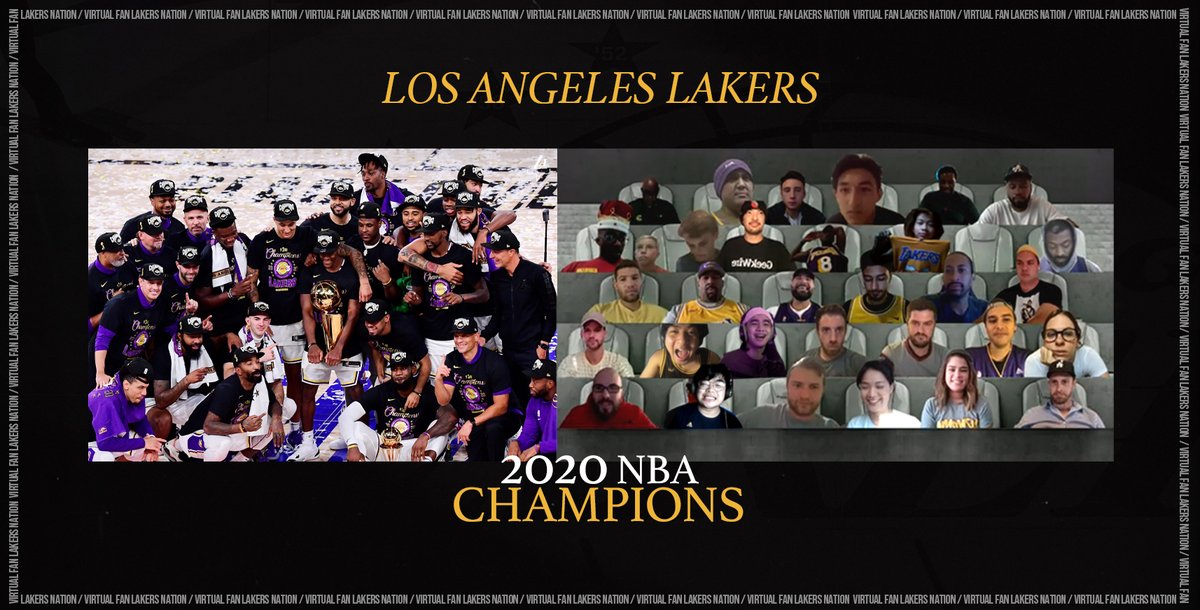 iLAW95's tweet photo. Congrats, Lakers! #ForKobe #ForKobeAndGigi #LakeShow #Lakers #NBAFinals #VirtualFan https://t.co/5Cn3Fu6DSO