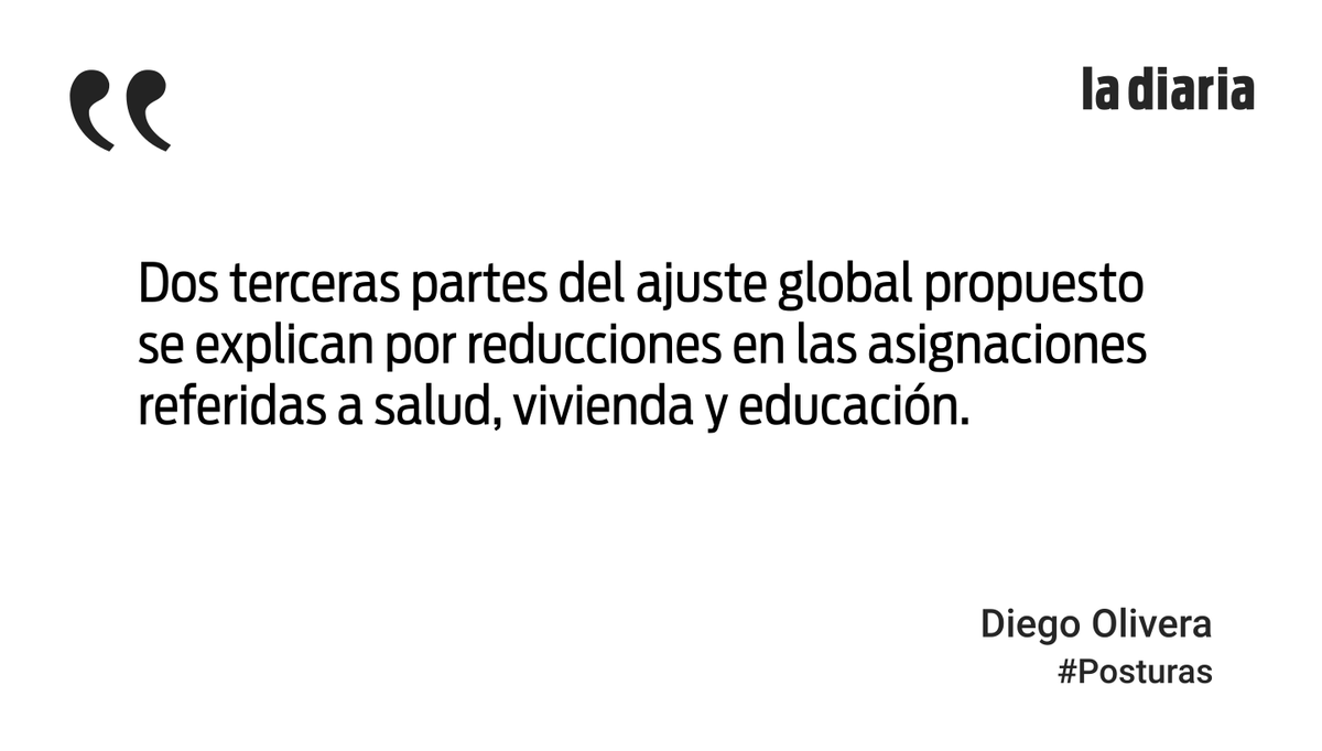 ladiaria's tweet photo. Presupuesto Nacional: políticas sociales pobres para pobres. La #postura de Diego Olivera https://t.co/HUXJCn369Y https://t.co/ZemD8lvtV9