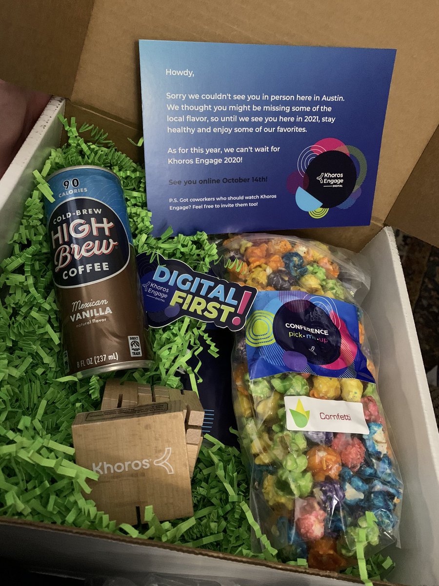 becca76's tweet image. Super stoked for the @Khoros Engage digital summit. Thx for the swag! #socialmediamarketing  #socialmediamasters Let’s do this!