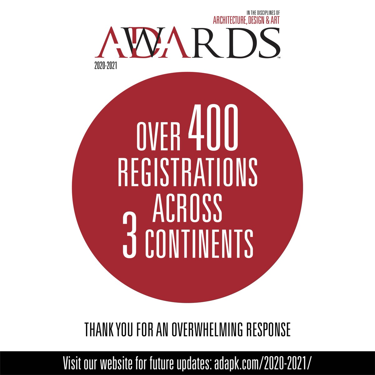 ada_magazine's tweet photo. #ADA would like to thank Pakistan's creative fraternity in participating at such unprecedented level. We would like to thank our Chairs, Advisors and Scientific Committee for their support, guidance and belief in #ADAAwards. The only multidisciplinary Awards from Pakistan. https://t.co/BDllcnZzIL