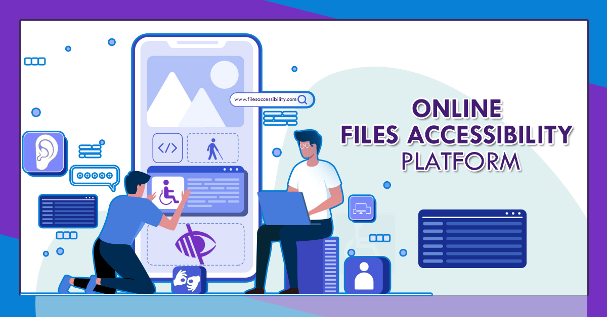 FilesAccess's tweet image. Now get accessible docs within 24 hours using our simple and cost-effective #OnlineFilesAccessibilityPlatform. Register free at: filesaccessibility.com #MakeFilesAccessible #FilesAccessibilityServices #FilesAccessibilityServicesInIndia @FilesAccess