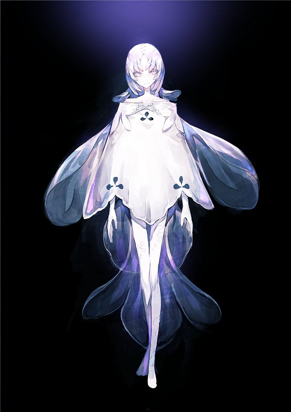 私の4大お気に入り花の擬人化くんたち 一枚目か しだれ桜くん 月下美人くん ガク 村カルキ のイラスト