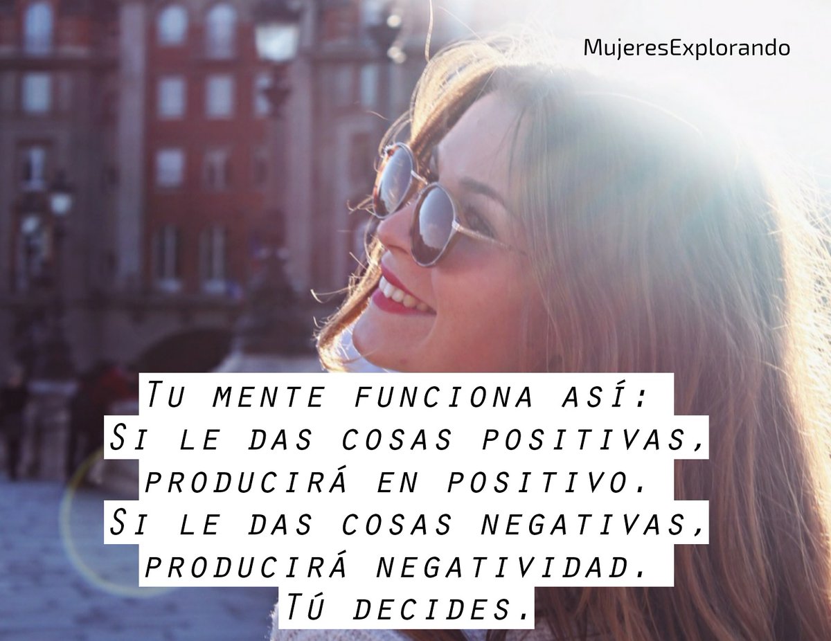 Mujeresexploran's tweet photo. Todos los días tienes la opción de elegir.. Mantén la frecuencia de lo positivo. No puedes estar en ambas a la misma vez. Sé sabia. Bonita semana! 💪🏻💎⛵
#frases #amor #vida #motivacion #positivo #vibracion #energia #mujer #leydeatraccion #mujeresexplorando #mujex #altimón https://t.co/IZWIde2kO9